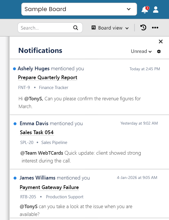 Comments and Notifications